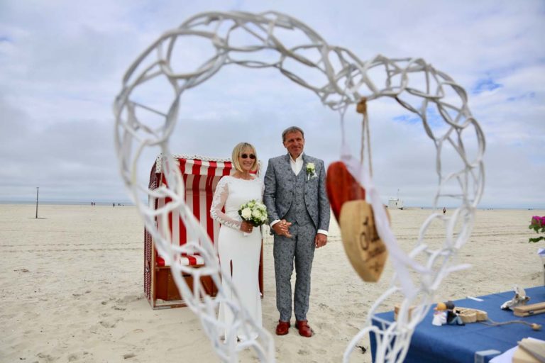 Trauung am Strand auf der Nordseeinsel Juist, Hochzeitsplanung von Jessica Naujoks-Lehmann von FAIRY-TALE Weddings